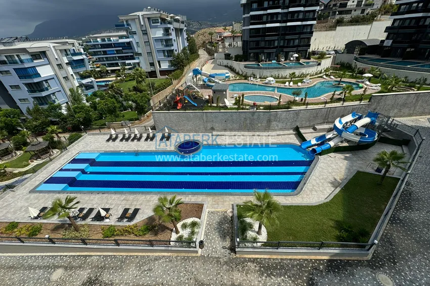 Kupuj  Dwupoziomowy penthouse z widokiem na morze i góry w nowym kompleksie — Alanya, dzielnica Kargicak 38 