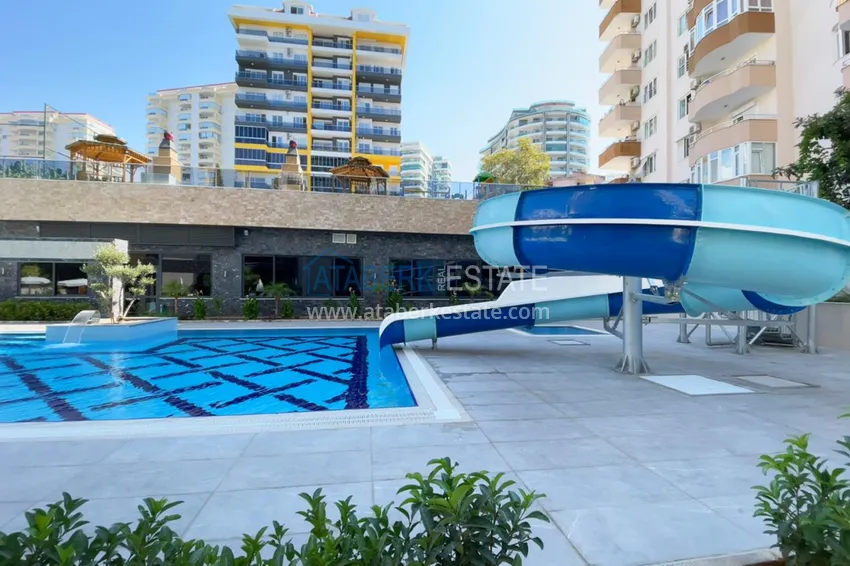 Apartament Linear 3+1 z oddzielną kuchnią, nowymi meblami i częściowym widokiem na morze - dzielnica Mahmutlar, Alanya 4 