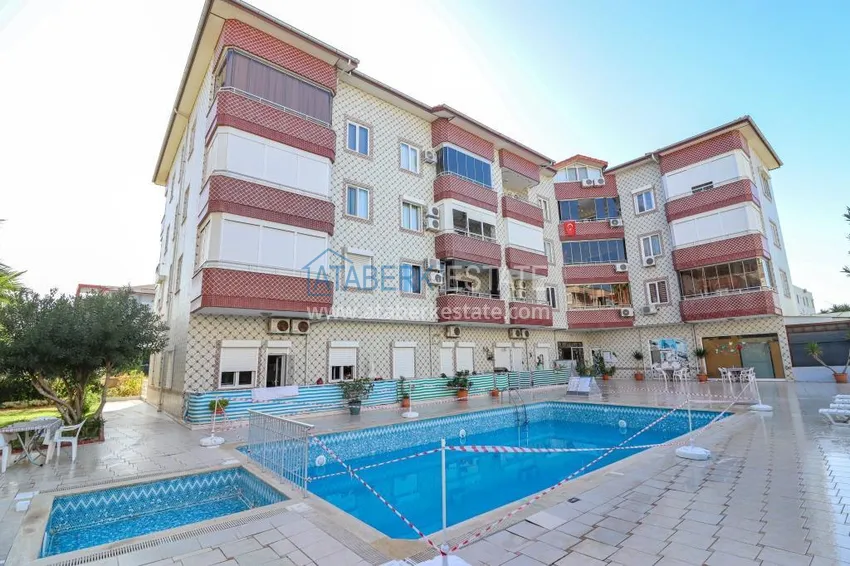Mieszkanie z jedną sypialnią w przytulnym kompleksie mieszkalnym. Nadaje się do zezwolenia na pobyt. Dystrykt Oba, Alanya 4 