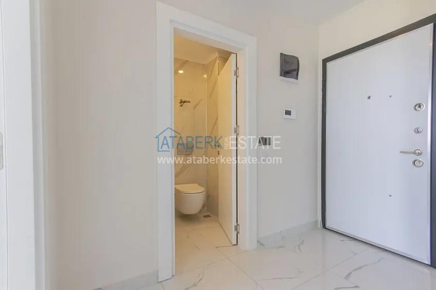 Kupuj  Dobrze wykończony apartament z 1 sypialnią i widokiem na morze, dzielnica Avsallar — Alanya 3 