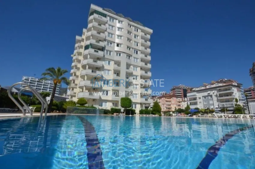 Trzypokojowy apartament z widokiem na morze, odpowiedni na zezwolenie na pobyt - dzielnica Cikcilli, Alanya 3 
