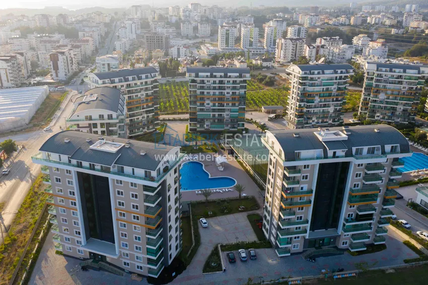 Umeblowane mieszkanie z jedną sypialnią w rezydencji z infrastrukturą hotelową — Alanya, dzielnica Avsallar 3 