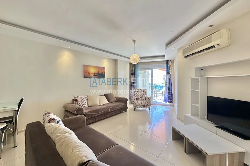 Kupuj  Apartament 1+1 z meblami i widokiem na morze, odpowiedni na zezwolenie na pobyt - Alanya, dzielnica Tosmur  3 