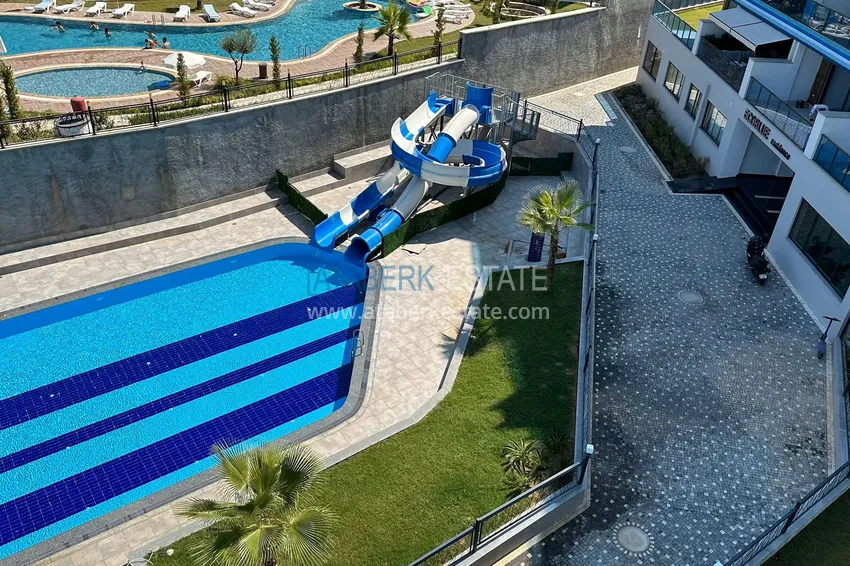 Kupuj  Dwupoziomowy penthouse z widokiem na morze i góry w nowym kompleksie — Alanya, dzielnica Kargicak 42 