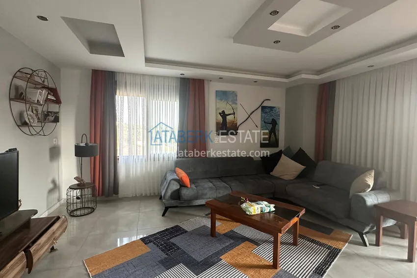 Kupuj  Apartament dwupoziomowy z meblami, oddzielną kuchnią i widokiem na góry — dzielnica Kestel, Alanya 4 