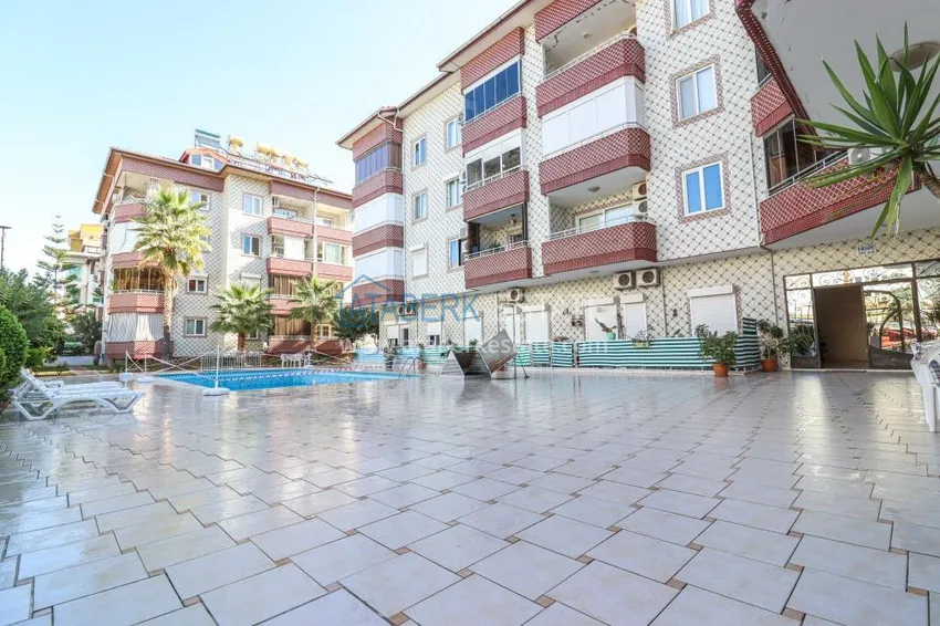 Mieszkanie z jedną sypialnią w przytulnym kompleksie mieszkalnym. Nadaje się do zezwolenia na pobyt. Dystrykt Oba, Alanya 5 