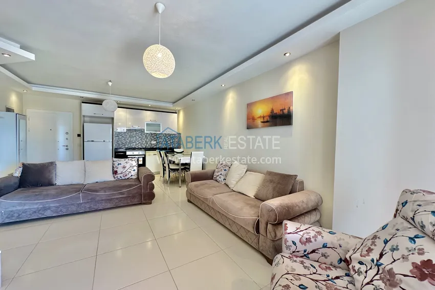 Kupuj  Apartament 1+1 z meblami i widokiem na morze, odpowiedni na zezwolenie na pobyt - Alanya, dzielnica Tosmur  4 