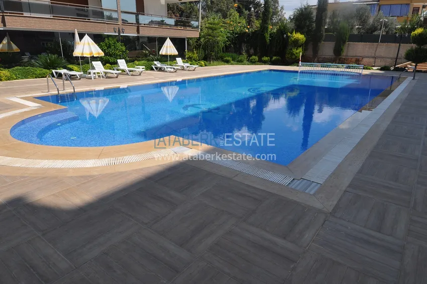 Apartament dwupoziomowy z meblami, oddzielną kuchnią i widokiem na góry — dzielnica Kestel, Alanya 3 