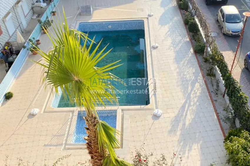 Mieszkanie z jedną sypialnią w przytulnym kompleksie mieszkalnym. Nadaje się do zezwolenia na pobyt. Dystrykt Oba, Alanya 6 