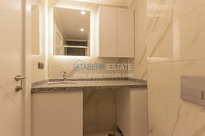 Kupuj  Dobrze wykończony apartament z 1 sypialnią i widokiem na morze, dzielnica Avsallar — Alanya 5 