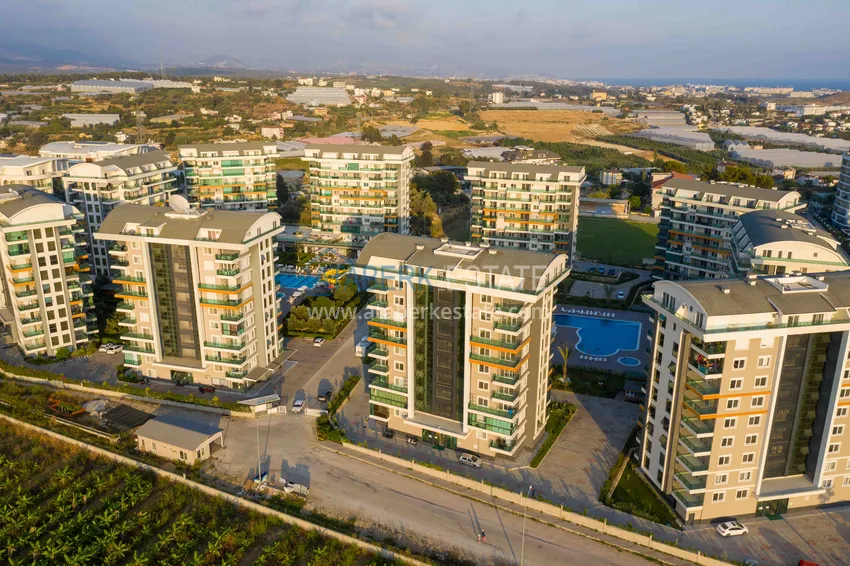 Umeblowane mieszkanie z jedną sypialnią w rezydencji z infrastrukturą hotelową — Alanya, dzielnica Avsallar 5 