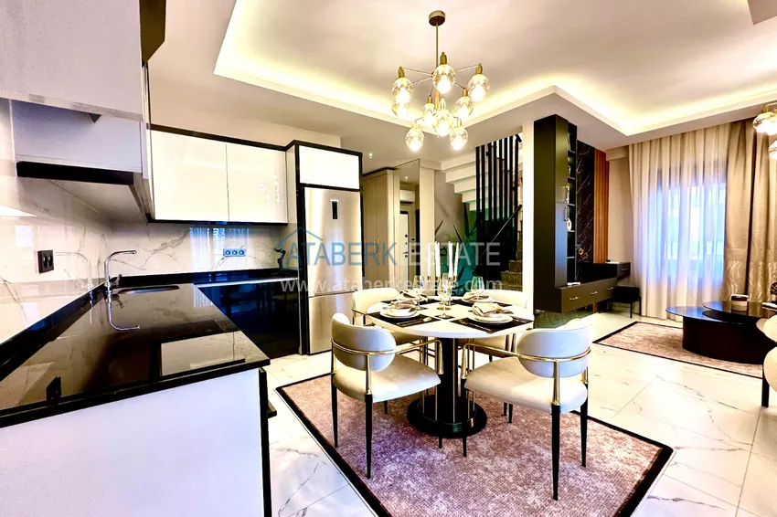 Kupuj  Luksusowy duplex z oryginalnym wnętrzem — nowe budynki w Alanyi, dzielnica Mahmutlar 9 