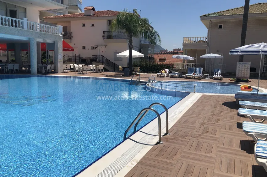 Trzypokojowy apartament z widokiem na morze, odpowiedni na zezwolenie na pobyt - dzielnica Cikcilli, Alanya 6 