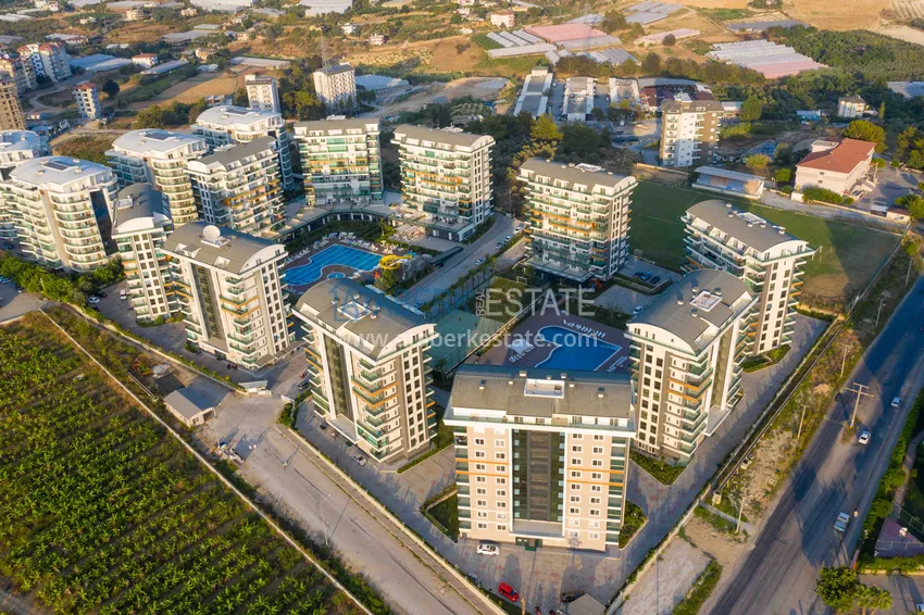 Umeblowane mieszkanie z jedną sypialnią w rezydencji z infrastrukturą hotelową — Alanya, dzielnica Avsallar 6 