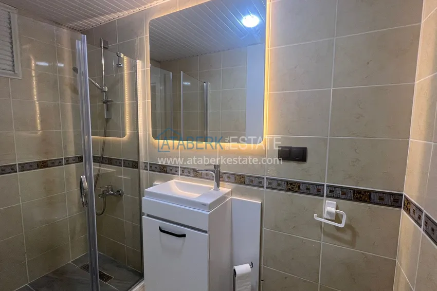 Kupuj  Trzypokojowy apartament z widokiem na morze, odpowiedni na zezwolenie na pobyt - dzielnica Cikcilli, Alanya 7 