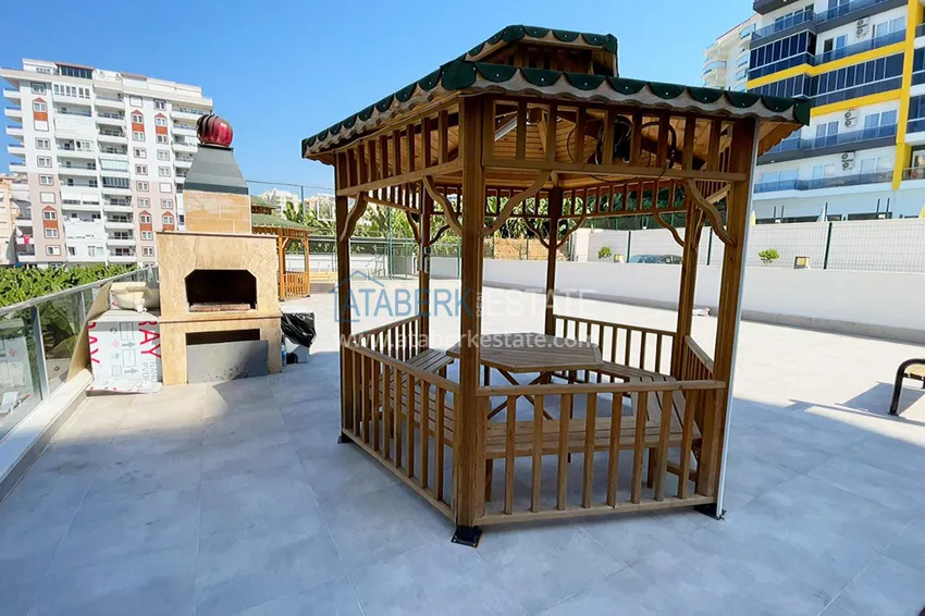 Apartament Linear 3+1 z oddzielną kuchnią, nowymi meblami i częściowym widokiem na morze - dzielnica Mahmutlar, Alanya 6 
