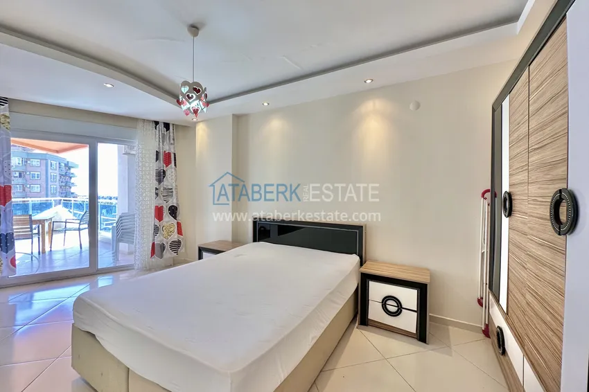 Kupuj  Apartament 1+1 z meblami i widokiem na morze, odpowiedni na zezwolenie na pobyt - Alanya, dzielnica Tosmur  6 