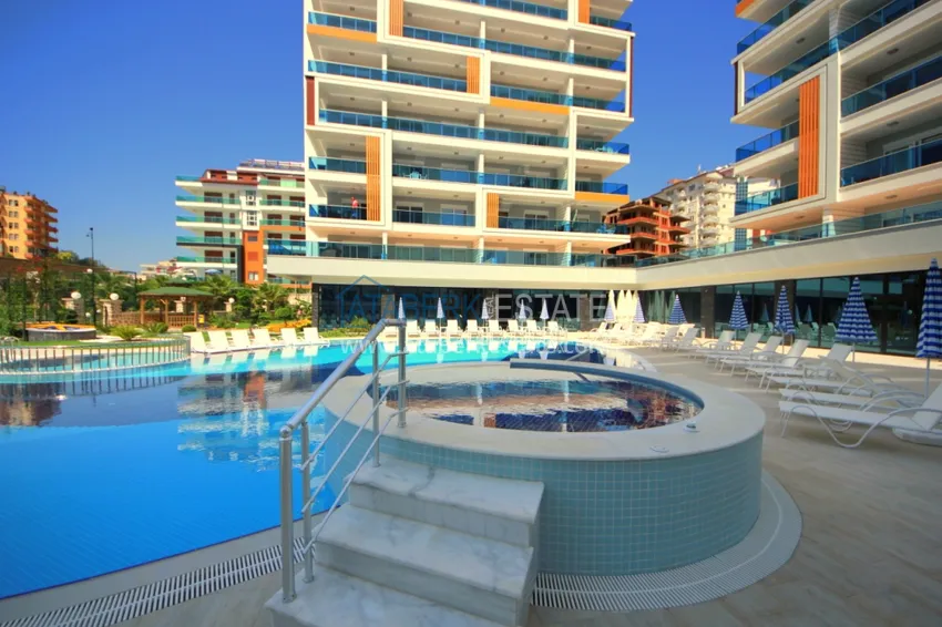 Umeblowane mieszkanie w kompleksie premium, dzielnica Tosmur, Alanya 8 