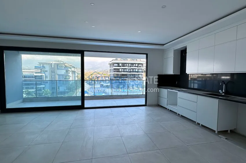 Kupuj  Dwupoziomowy penthouse z widokiem na morze i góry w nowym kompleksie — Alanya, dzielnica Kargicak 8 