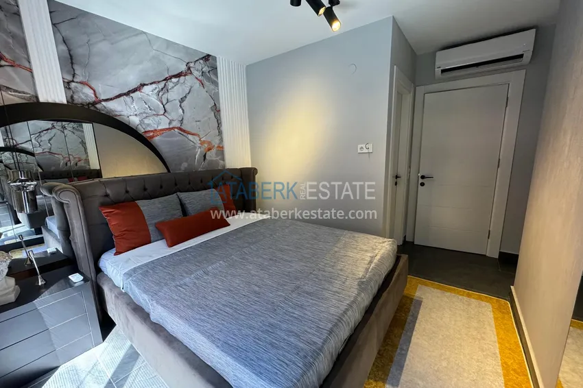 Kupuj  Apartament 2+1 z meblami i widokiem na morze w młodym kompleksie, dzielnica Mahmutlar — Alanya 11 