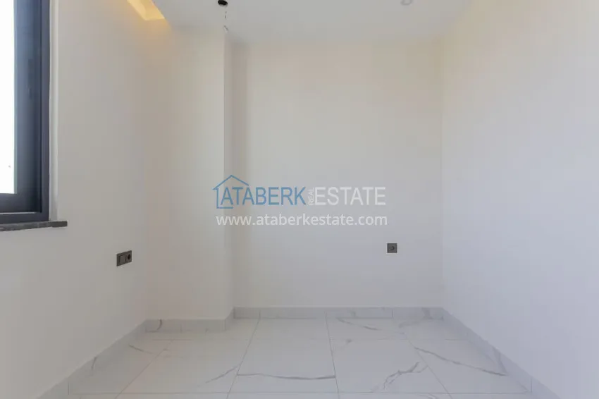 Kupuj  Dobrze wykończony apartament z 1 sypialnią i widokiem na morze, dzielnica Avsallar — Alanya 9 