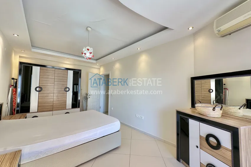 Kupuj  Apartament 1+1 z meblami i widokiem na morze, odpowiedni na zezwolenie na pobyt - Alanya, dzielnica Tosmur  8 