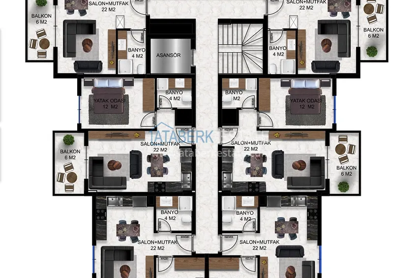 Kupuj taniej Apartamenty od dewelopera w Alanyi - kompleks z koncepcją hotelu w okolicy Oba 2 