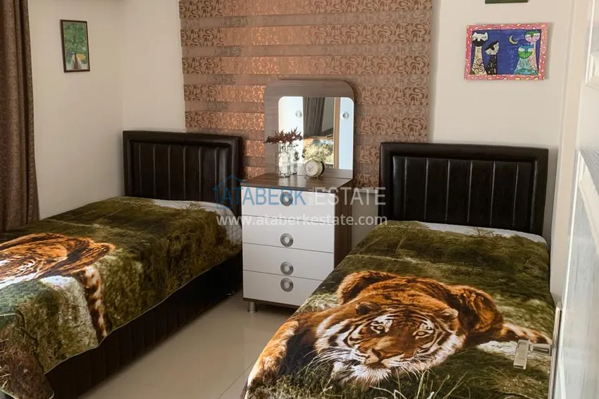 Kupuj  Nieruchomość na zezwolenie na pobyt! Umeblowany apartament 2+1 z widokiem na morze i góry, dzielnica Oba — Alanya 10 
