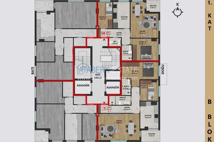 Kupuj taniej Apartamenty w Antalya — Centrum, w kompleksie w budowie 10 