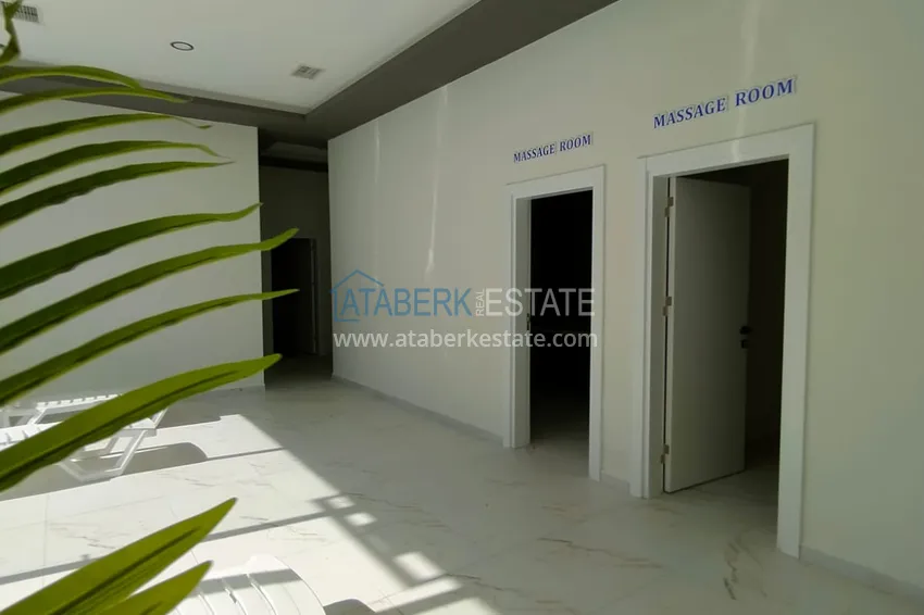 Odwrotny duplex z widokiem na morze w Alanyi, dzielnica Kestel  16 