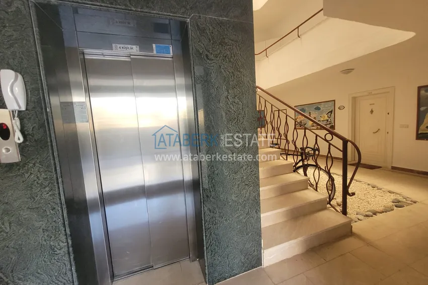 Apartament z jedną sypialnią pod klucz w przytulnym kompleksie w dzielnicy Alanya Tosmur 13 