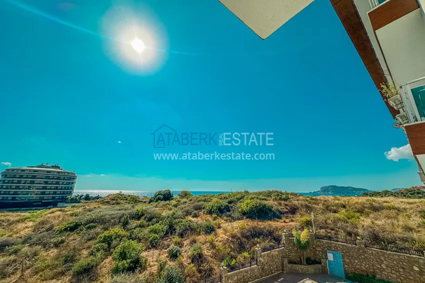 Kupuj Apartament 1+1 z meblami i widokiem na morze, dzielnica Kestel - Alanya 11