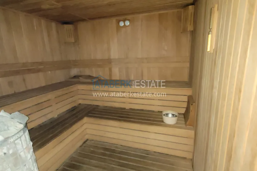 Apartament z jedną sypialnią z przeszklonym balkonem i widokiem na morze, pierwsza linia brzegowa - dzielnica Kestel, Alanya 12 