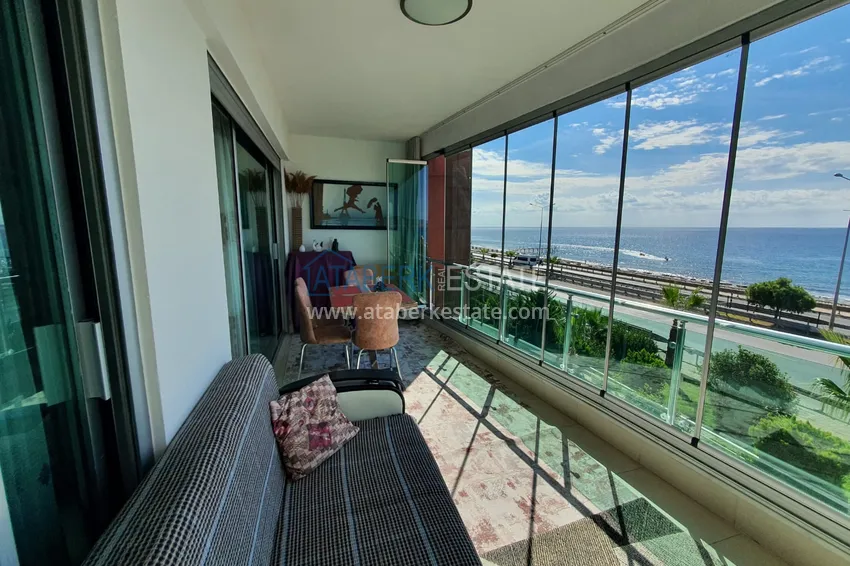 Kupuj  Apartament z jedną sypialnią z przeszklonym balkonem i widokiem na morze, pierwsza linia brzegowa - dzielnica Kestel, Alanya 11 