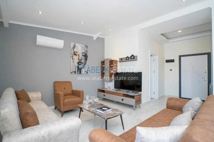 Kupuj  Odwrotny duplex z widokiem na morze w Alanyi, dzielnica Kestel  12 