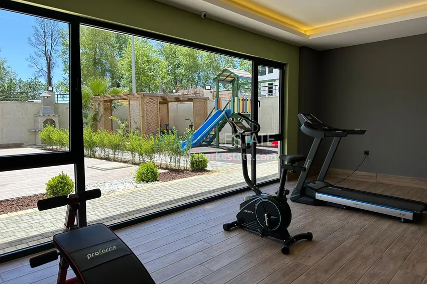Apartament z jedną sypialnią z widokiem na góry w Alanyi, dzielnica Oba 12 