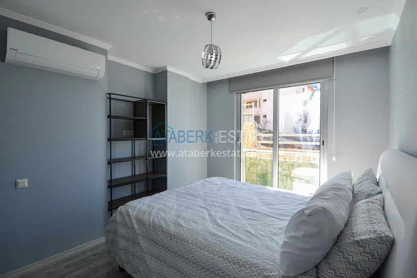 Kupuj  Umeblowany apartament z dwiema sypialniami i widokiem na morze w Kargicak, Alanya 12 