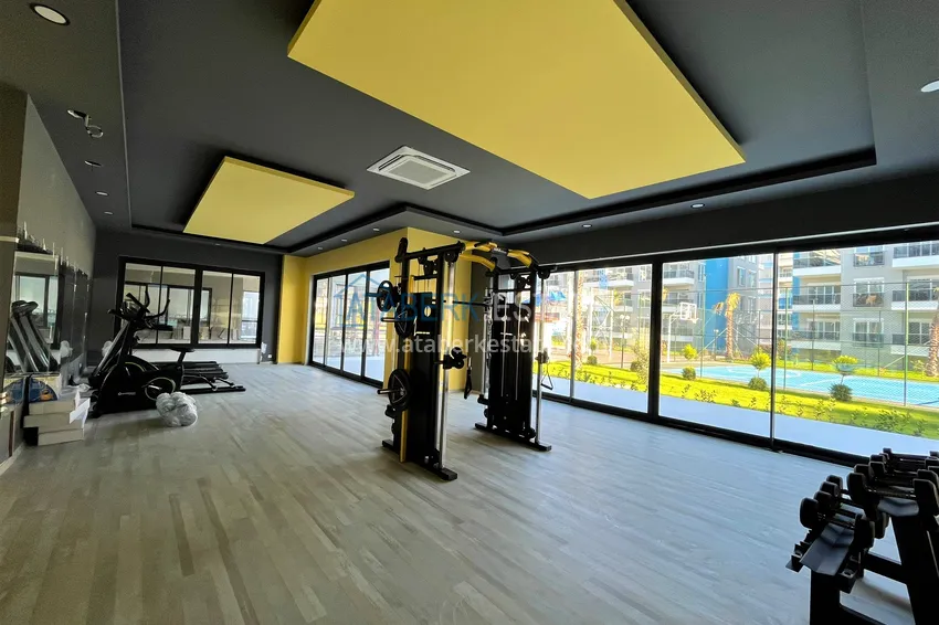 Odwrotny duplex z widokiem na morze w Alanyi, dzielnica Kestel  18 