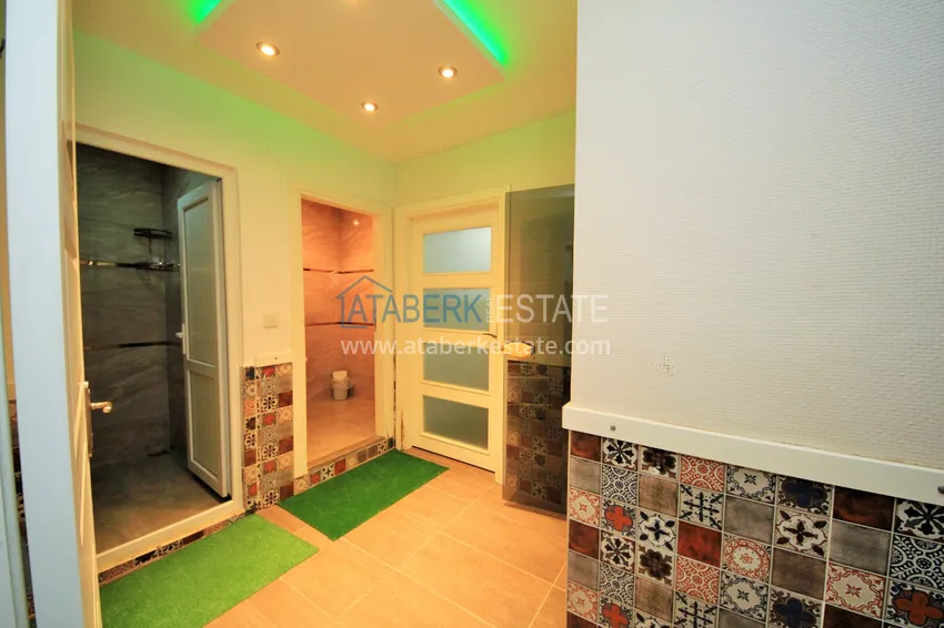 Nieruchomość na zezwolenie na pobyt! Umeblowany apartament 2+1 z widokiem na morze i góry, dzielnica Oba — Alanya 13 