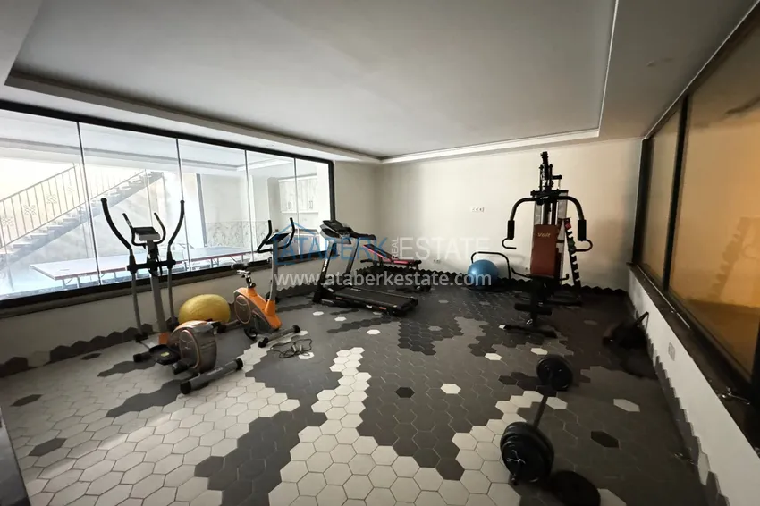 Apartament z 2 sypialniami w Mahmutlar z nowymi meblami i widokiem na góry 14 