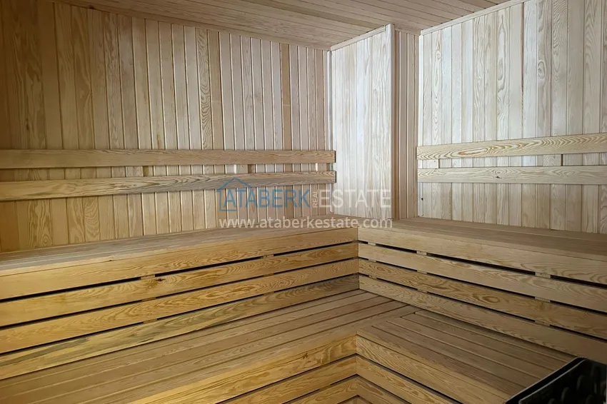 Apartament z jedną sypialnią z widokiem na góry w Alanyi, dzielnica Oba 13 