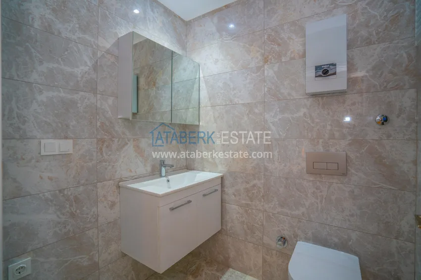 Kupuj  Odwrotny duplex z widokiem na morze w Alanyi, dzielnica Kestel  13 