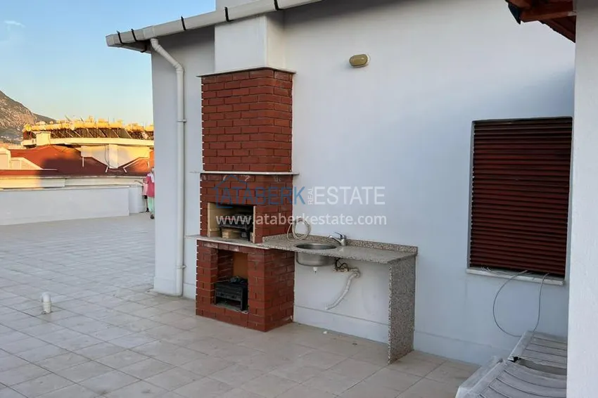 Apartament z jedną sypialnią pod klucz w przytulnym kompleksie w dzielnicy Alanya Tosmur 16 