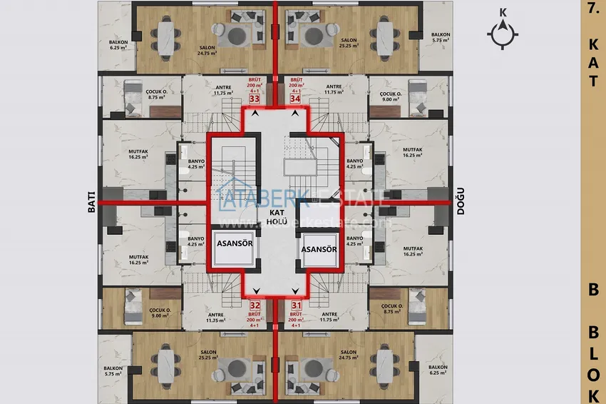 Kupuj taniej Apartamenty w Antalya — Centrum, w kompleksie w budowie 14 