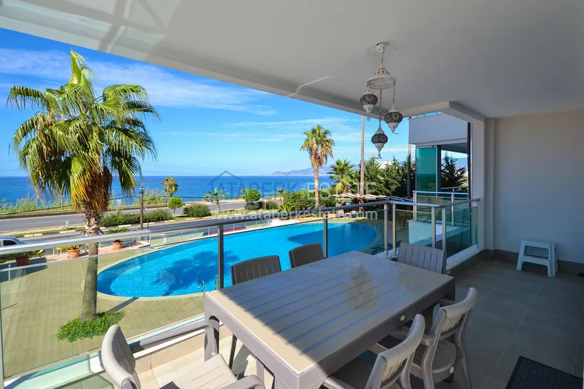 Kupuj  Umeblowany apartament z dwiema sypialniami i widokiem na morze w Kargicak, Alanya 15 
