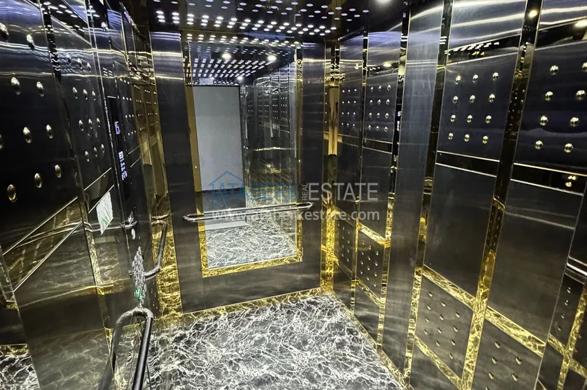Trzypokojowy penthouse z przepięknym widokiem na morze w Mersin, Arpacbakhshish 13 