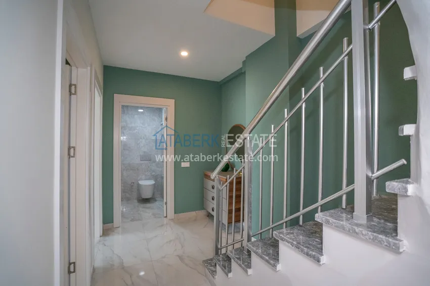 Kupuj  Odwrotny duplex z widokiem na morze w Alanyi, dzielnica Kestel  16 