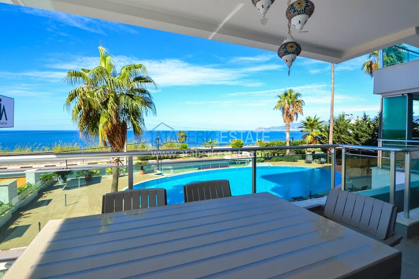 Kupuj  Umeblowany apartament z dwiema sypialniami i widokiem na morze w Kargicak, Alanya 17 
