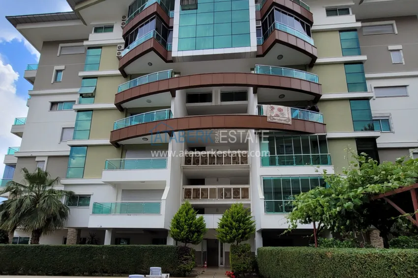Apartament z jedną sypialnią z przeszklonym balkonem i widokiem na morze, pierwsza linia brzegowa - dzielnica Kestel, Alanya 3 