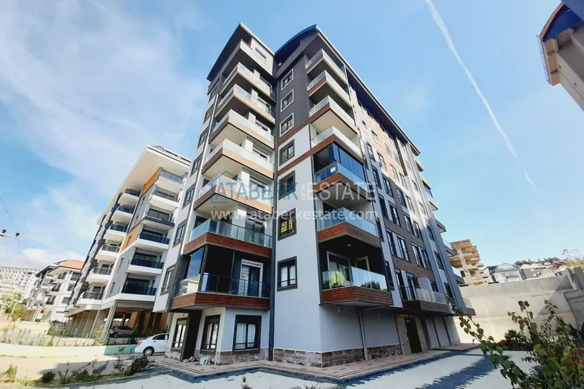 Umeblowany apartament 2+1 z oddzielną kuchnią w kompleksie z infrastrukturą, dzielnica Avsallar — Alanya  1 